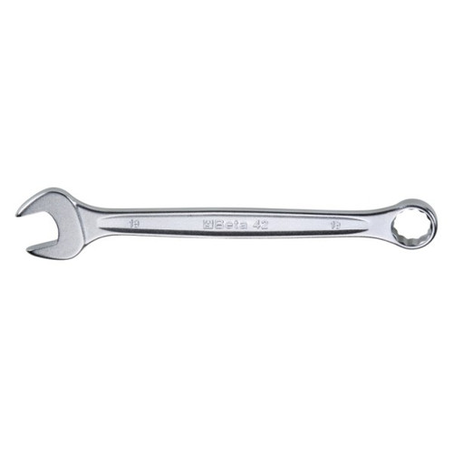 Beta Tools Set of 25 Point 15 deg Offset Combination Wrench with Metal Rack, Slim Profile, Ergonomic Design