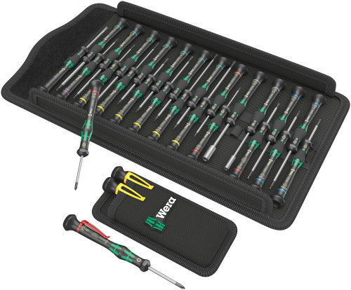 WERA Kraftform Micro Electronics screwdriver set Big Pack 2, 29 pieces - 05134027001