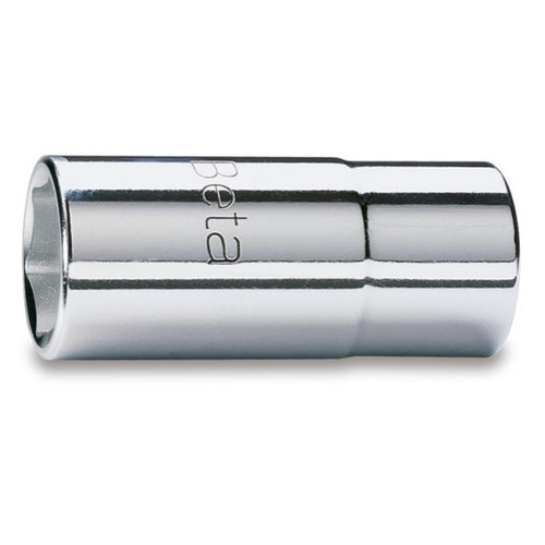 Beta Tools 17mm, Hand Socket, Long Series, 6 Point 1/2 in Drive, Chrome-Plated