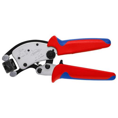 KNIPEX 8" KNIPEX Twistor® T Self-Adjusting Crimping Pliers for Wire Ferrules - 97 53 19