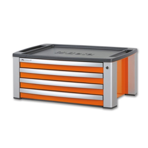 Beta Tools Portable Tool Chest with 4 Drawers - Orange