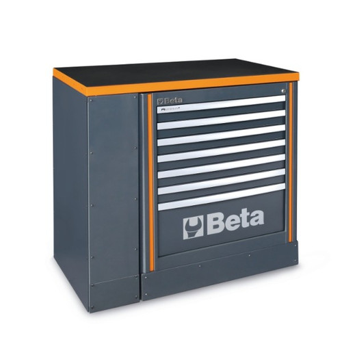 Beta Tools Tool Cabinet with Workbench - Orange
