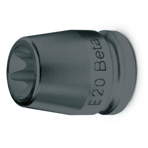 Beta Tools E20, 1/2 in Drive Torx Bit Impact Socket, Black Phosphate