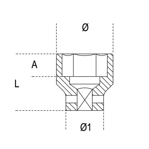 Bits & Sockets - Industrial Sockets - 1/2 Sockets - Page 1 - Palmac Tools,  Inc