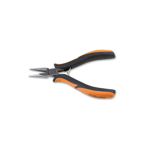 Beta Tools Smooth Half-Round Short Nose Plier, OAL 140mm