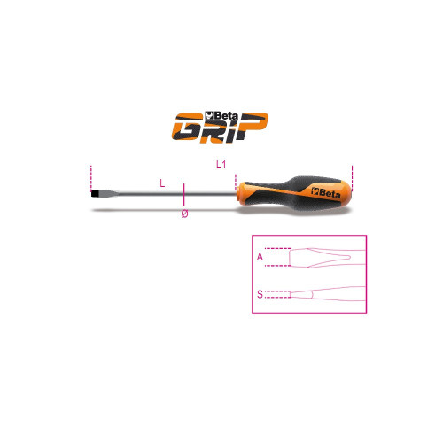 Wiha 30210, SoftFinish® Slotted Screwdriver 3.5mm | Palmac Tool