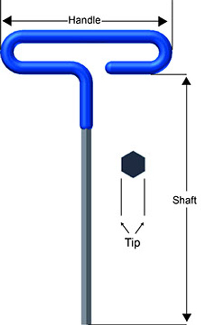 Eklind Cushion Grip Hexagon T-Key 6mm