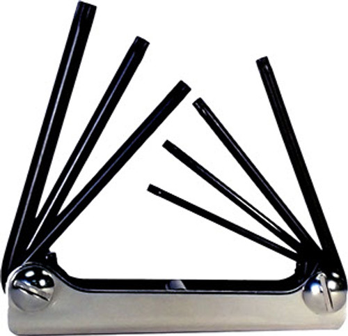 Eklind Set of 7 Torx Key Fold-Up with Classic Steel Handle