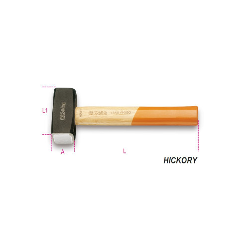 Beta Tools 71 oz Sledge Hammer with Hickory Handle