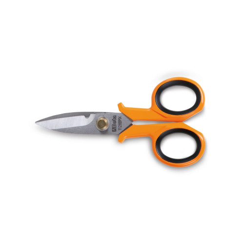 Beta Tools Engineer's Scissor, Straight Blades with Microteeth, 147mm, INOX Stainless Steel