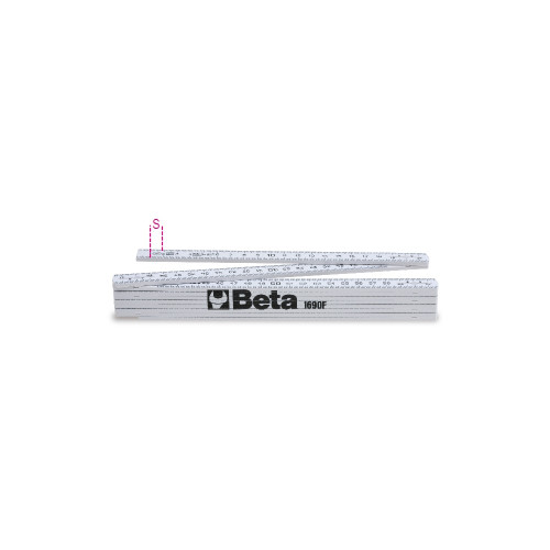 Beta Tools Folding Ruler Made of Fiberglass Precision Class III