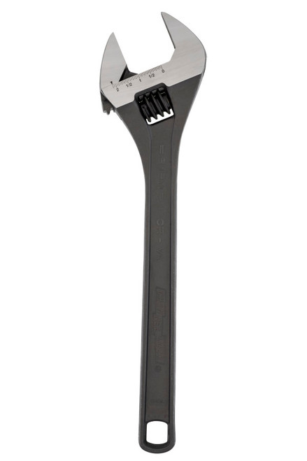 Channellock Black Phosphate Adjustable Wrench, 18 in