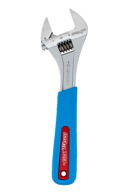 Channellock Code Blue Chrome Adjustable Wrench, 10 in
