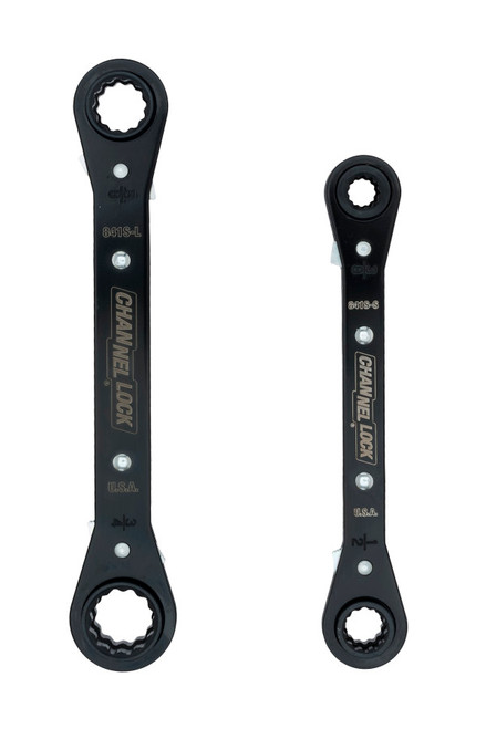 Channellock Set of 2 SAE Ratcheting Combination Wrenches
