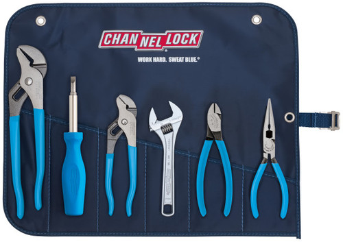 Channellock Set of 6 Professional Tool with Tool Roll