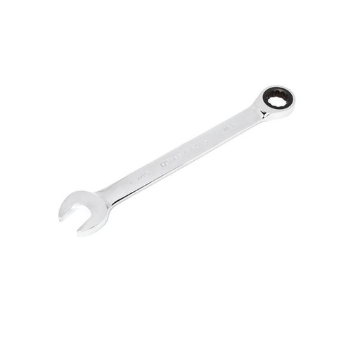 GEARWRENCH 90-Tooth 12-Point Stubby Flex Combination Ratcheting Wrench, 10mm