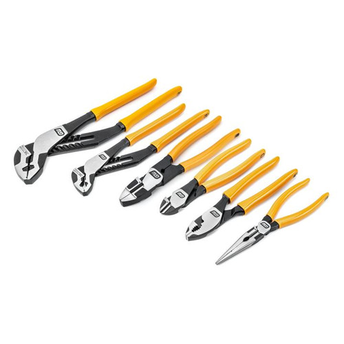 GEARWRENCH Set of 6 Pitbull Dipped Handle Mixed Pliers