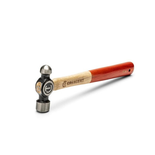 CRESCENT Ball Pein Hammer with Wood Handle, 16 oz