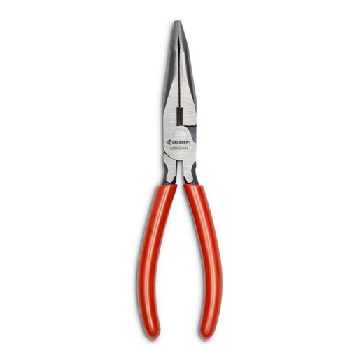 CRESCENT Bent Nose Plier with Dipped Grip, 8 in