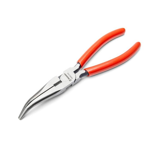 CRESCENT Bent Nose Plier with Dipped Grip, 8 in