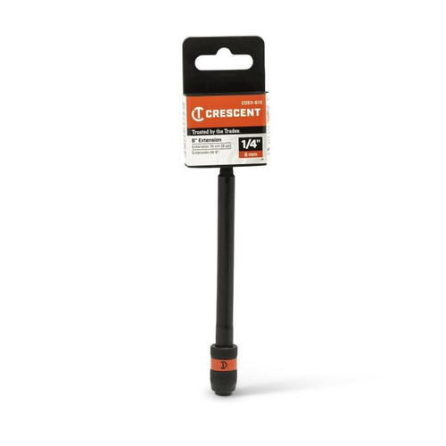 CRESCENT Drill Bit Extension, 1/4 in x 6 in