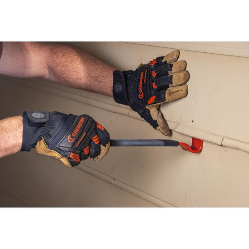 CRESCENT Flat Pry Bar with Grip, 15 in
