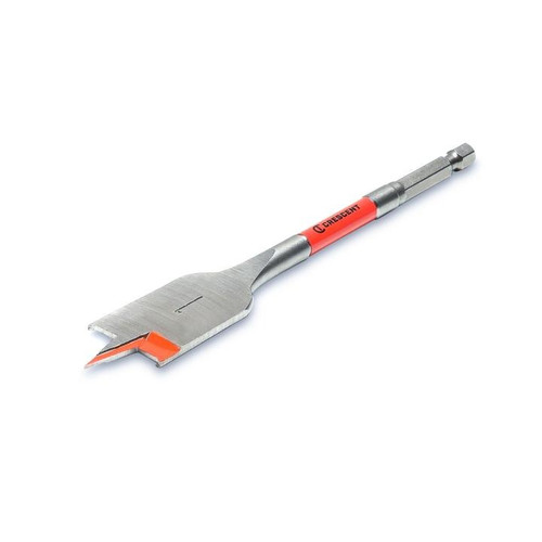 CRESCENT Flat Spade Drill Bit, 1 in x 6 in