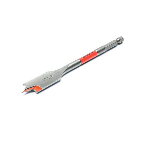 CRESCENT Flat Spade Drill Bit, 3/4 in x 6 in