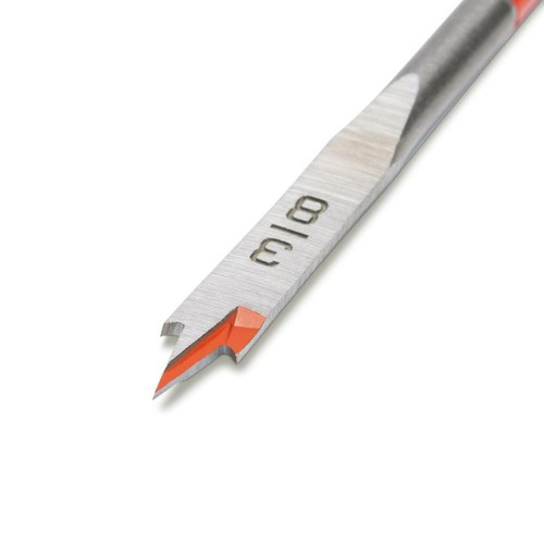 CRESCENT Flat Spade Drill Bit, 3/8 in x 6 in