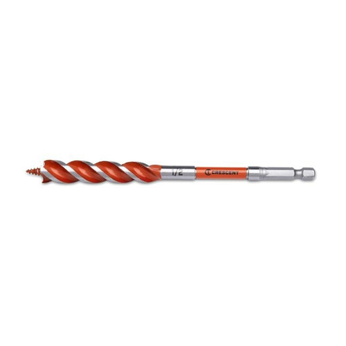 CRESCENT High Speed Auger Drill Bit, 1/2 in x 6 in