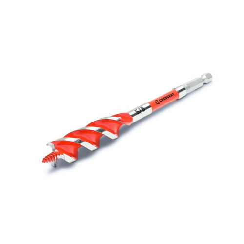 CRESCENT High Speed Auger Drill Bit, 5/8 in x 6 in