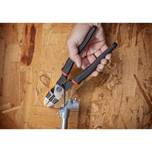 CRESCENT Lineman's Plier with Cushion Grip, 9.5 in