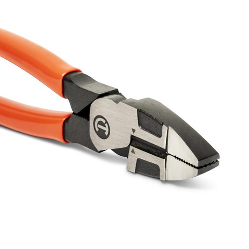 CRESCENT Lineman's Plier with Dipped Handle, 8 in