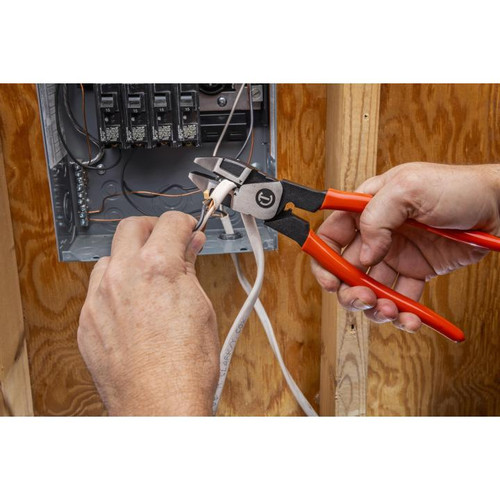 CRESCENT Lineman's Plier with Dipped Handle, 9.5 in