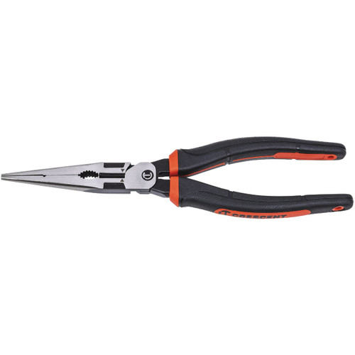 CRESCENT Long Nose Plier with Cushion Grip, 6 in