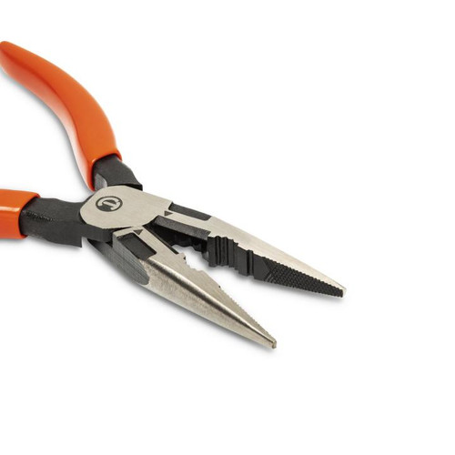CRESCENT Long Nose Plier with Dipped Handle, 6 in