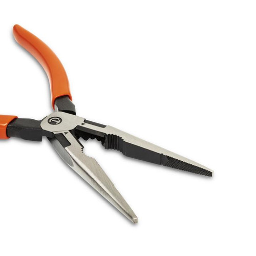 CRESCENT Long Nose Plier with Dipped Handle, 8 in