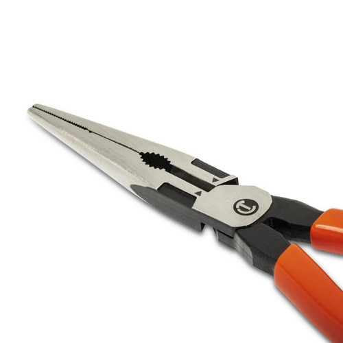CRESCENT Long Nose Plier with Dipped Handle, 8 in