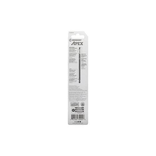 CRESCENT Phillips Vortex Impact Power Bit, PH2 x 6 in