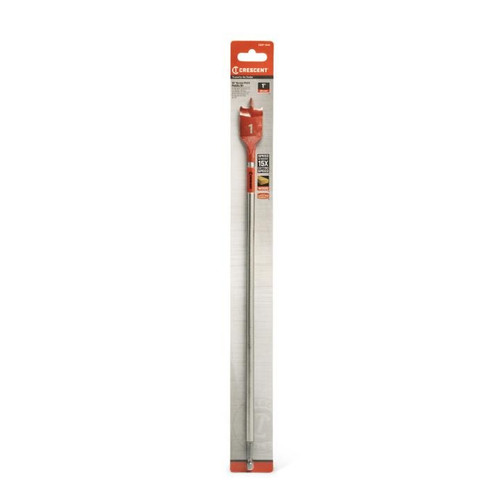 CRESCENT Screw Point Spade Drill Bit, 1 in x 16 in