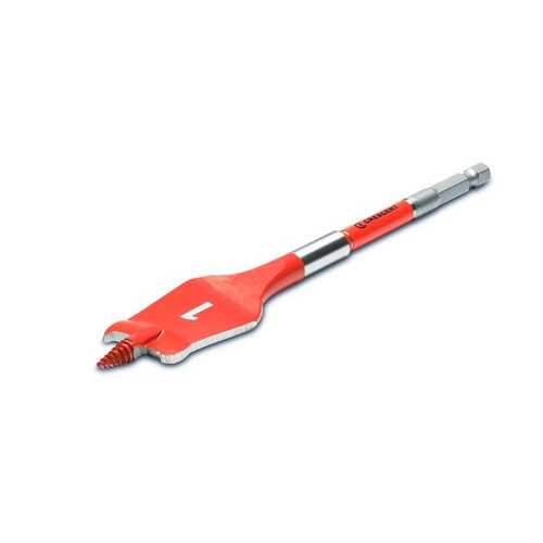 CRESCENT Screw Point Spade Drill Bit, 1 in x 6 in