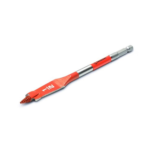 CRESCENT Screw Point Spade Drill Bit, 1/2 in x 6 in