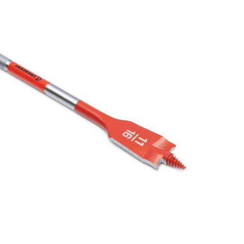 CRESCENT Screw Point Spade Drill Bit, 11/16 in x 6 in
