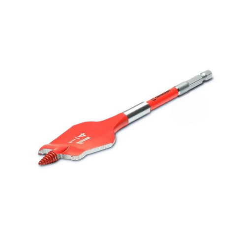 CRESCENT Screw Point Spade Drill Bit, 1-1/4 in x 6 in