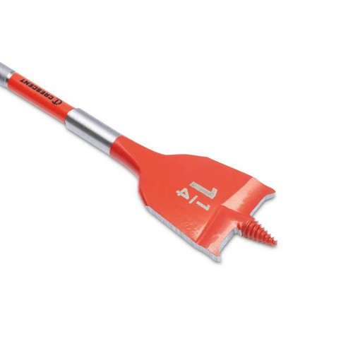 CRESCENT Screw Point Spade Drill Bit, 1-1/4 in x 6 in
