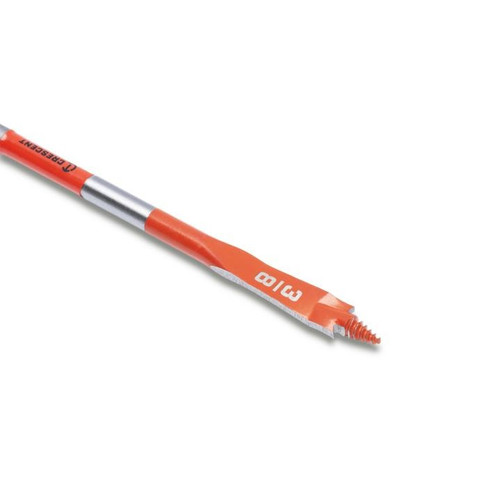 CRESCENT Screw Point Spade Drill Bit, 3/8 in x 6 in