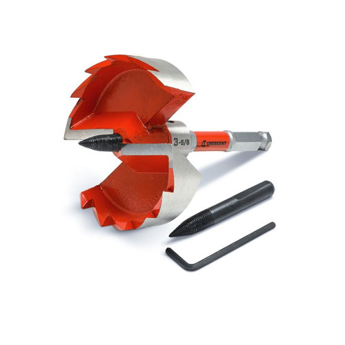 CRESCENT Self Feed Drill Bit, 3-5/8 in x 5 in
