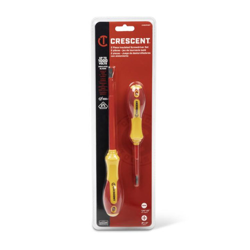 CRESCENT Set of 2 Insulated Screwdriver