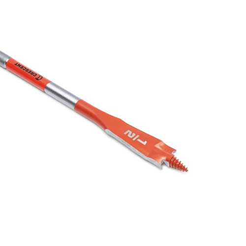 CRESCENT Set of 2 Screw Point Spade Drill Bit, 1/2 in x 6 in