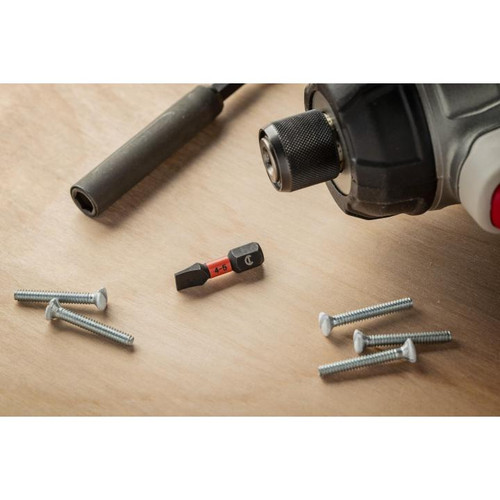 CRESCENT Set of 2 Slotted Vortex Impact Power Bit, 4 - 5 x 1 in